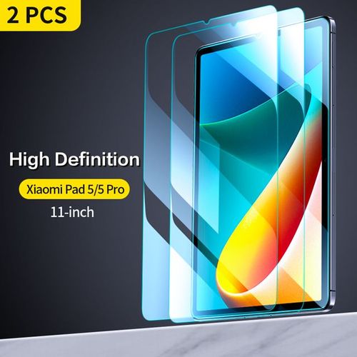 Verre Trempé Pour Xiaomi Mi Pad 5 11 Pouces Pad 5 Pro 12.4 Pouces Tablette 9h Protecteur D'écran Hd Anti Blue Ray Avec Outil