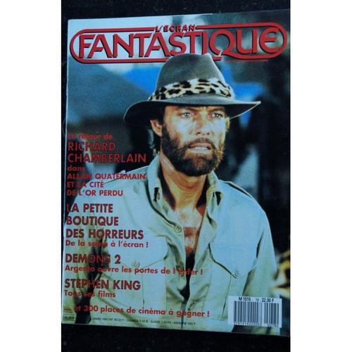 L'écran Fantastique N° 78 - 1987 - Richard Chamberlain La Petite Boutique Des Horreurs Demons 2 Stephen King