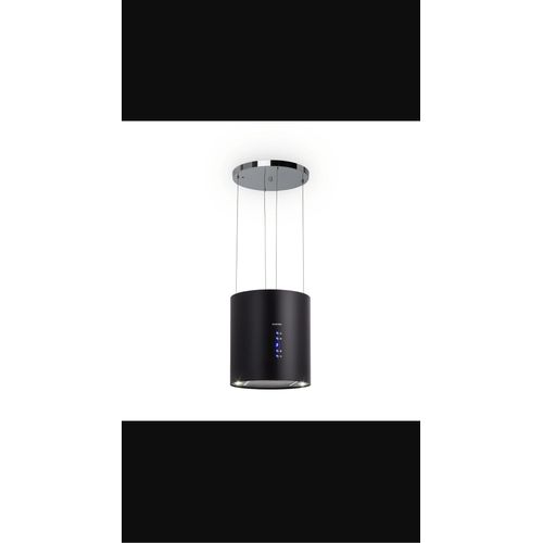 Hotte Ilot Klarstein Barett Ø35cm recirculation 558 m³/h LED filtre à charbon actif