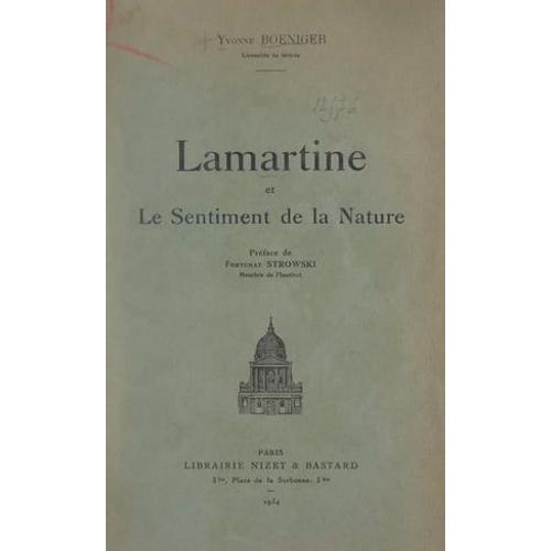 Lamartine Et Le Sentiment De La Nature