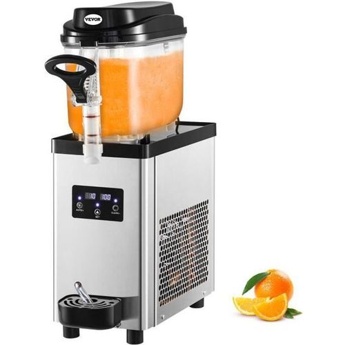 VEVOR Machine à Granités Machine à Granita Commerciale 6L Slushie Boisson Glacée