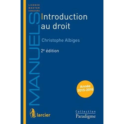 Introduction Au Droit