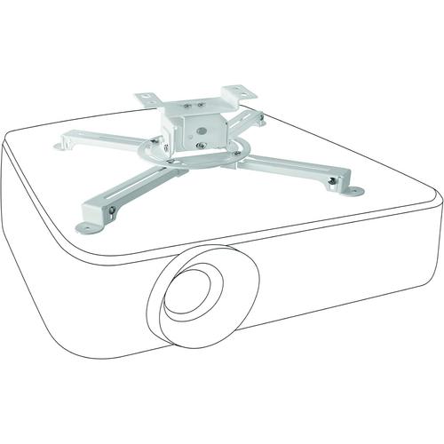 Multicel Support Plafond inclinable pour vidéoprojecteurs Multicel 1000Pro-10cm Distance au Plafond-jusqu'à 15kg-Blanc