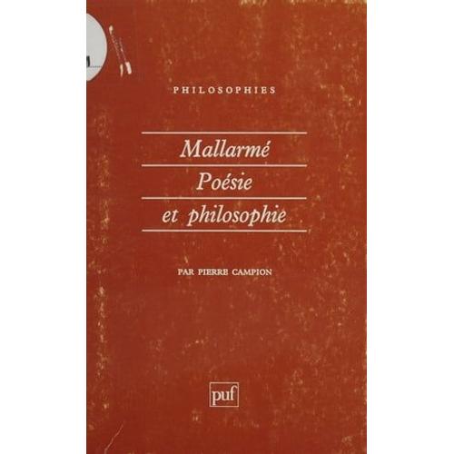 Mallarmé : Poésie Et Philosophie