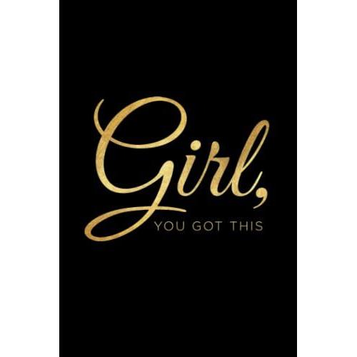 Girl, You Got This Black Fitness Diary: Workout Log Book Workout Diary Journal For Women