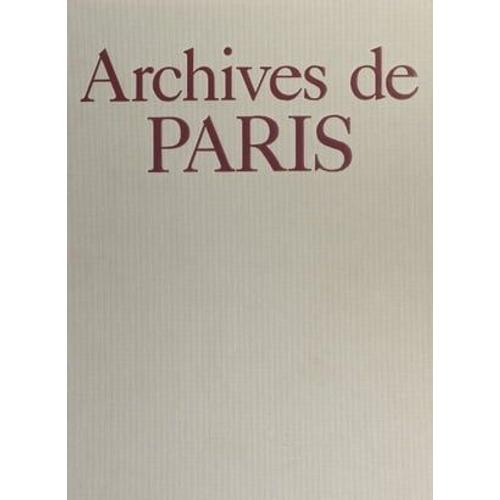 Archives De Paris
