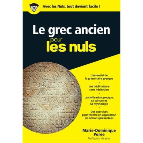 Le Grec Ancien Poche Pour Les Nuls
