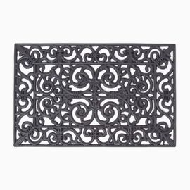 Paillasson Tapis D'extérieur En Caoutchouc Ajouré, 70 X 45 Cm