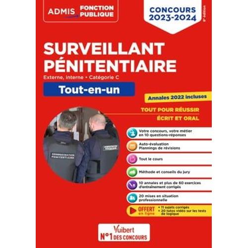 Concours Surveillant Pénitentiaire - Catégorie C - Concours 2023-2024