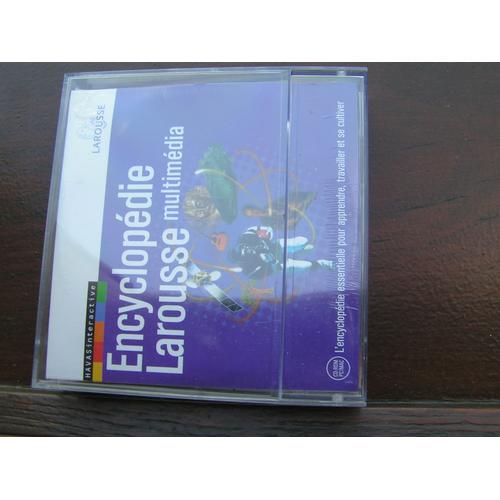 Boitier 10 Cd Rom Pc Mac Encyclopedie Larousse Multimedia Larousse Tlc Edusoft Neuf Scellé