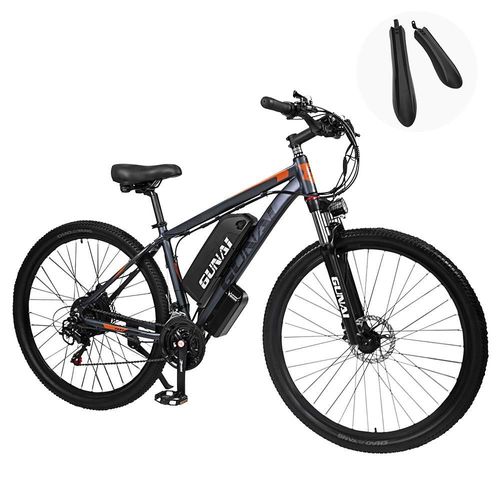 Gunai Gn29 Vélo Électrique 29 * 2,1 Pouces Pneu 48v 750w Moteur 50km / H Vitesse Maximale Batterie 15ah 90km Portée Maximale 130kg Charge Maximale Freins À Double Disque Mountain E-Bike