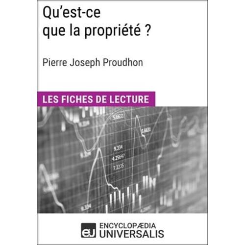 Qu'est-Ce Que La Propriété ? De Pierre Joseph Proudhon