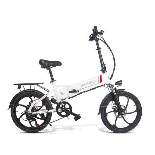 Vélo Électrique - Samebike-20lvxd30 - 20” 350w 48v 10.4ah - Blanc