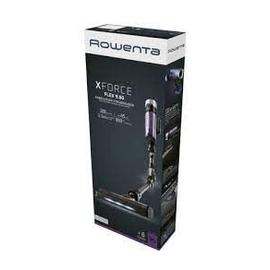 Rowenta X-Force Flex 9.60 Allergy RH2038WO - Aspirateur - balai/à main  (2-en-1) - sans sac - sans fil - Noir/violet chargeur inclus