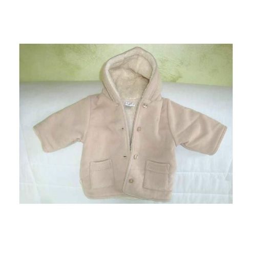 Veste Bebe A Capuche Molleton Beige Ecru Okaidi 3 / 6 Mois Burnous Blouson Petit Enfant Fourrure Chaude En Tissu Chaud Doux Layette Vetement Mixte Fille Garcon Nouveau Né Chaud Doublé Nourrisson