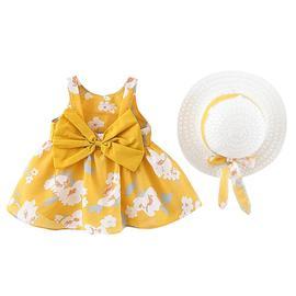 Acheter 0-24 mois bébé fille blanc sans manches dentelle robes d'été avec  bandeau