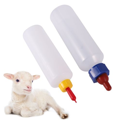 Abreuvoir À Tétons En Plastique Pour Agneau, 10 Pièces, Biberon D'alimentation Pour Chèvre Et Mouton, Capacité De 400/500ml, Outil Vétérinaire Pour Pépinière