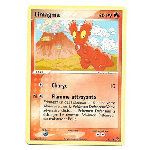 Carte Pokemon - Limagma 72/97 - Ex Dragon (Vf)