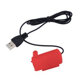 Micro Pompe À Eau Submersible Pour Aquarium, Réservoir De Poisson, Alimenté Par Usb, Cc 5v, 2-3l/Min, Mini Moteur, Accessoires