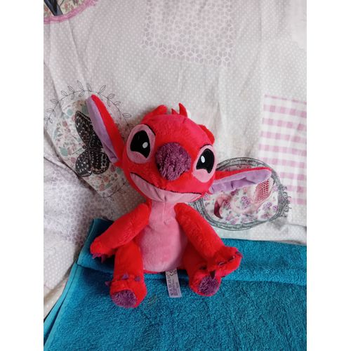 Peluche Stitch Rouge Assis 24 Cm