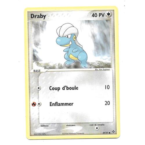 Carte Pokémon Draby 49/97 - Set Ex Dragon (Fr)