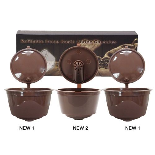 Capsules De Café Rechargeables De Nespresso, 3 Pièces, Porte-Tasse Réutilisable, Passoire À Dosette, Accessoires De Cuisine, Machine À Café