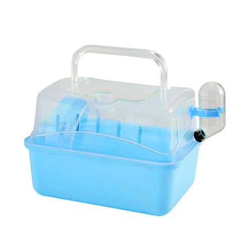 Cage À Hamster Portable Pour Transport De Petits Oiseaux, Respirante, Avec Bol De Nourriture, Bouteille D'eau, Roue D'exercice, 4 Couleurs, Livraison Directe