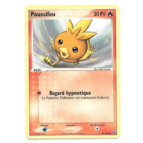 Carte Pokémon Poussifeu 69/106 - Emeraude (Fr)