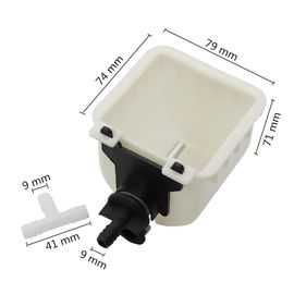 Bol D'eau À Boire Pour Lapins, 8.5mm 9mm 15mm, 2 Pièces, Interface De Connexion Barbelé, Fontaine À Boire Automatique, Outils D'alimentation Pour Animaux