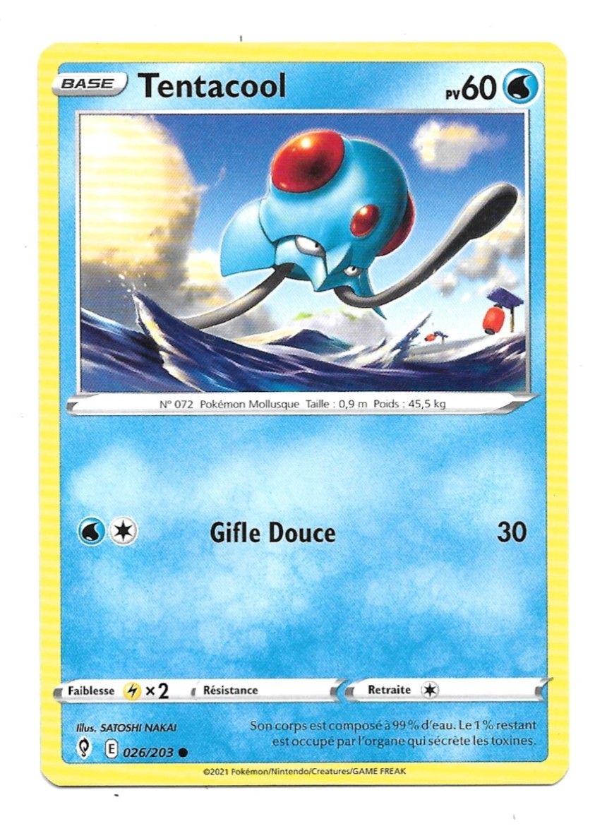 Carte Pokémon Tentacool 026/203 - Evolution Céleste (Vf)