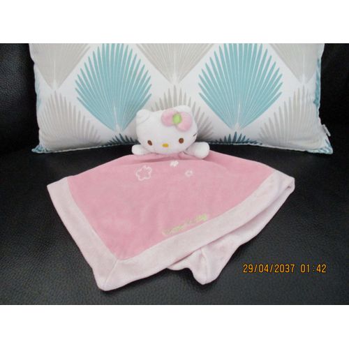 Doudou Plat Hello Kitty Rose Sanrio
