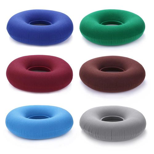 Coussin De Siège Médical Pour Hémorroïdes, 1 Pièce, Coussin De Massage Avec Pompe, Anneau Gonflable Rond, Coussin De Chaise Donut