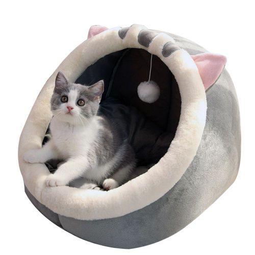 Panier De Couchage Pour Petits Animaux De Compagnie, Lit Doux Pour Chats, Chaton, Maison, Coussin De Couchage, Tente Lavable, Sac De Couchage Doux Pour Chiens