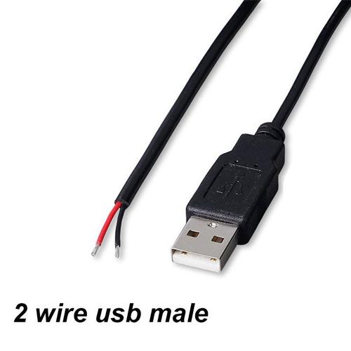 Connecteur USB femelle 2/4 broches type C mâle et femelle, alimentation, ligne de données, câble de chargement, Extension de fil, réparation, cordon de bricolage