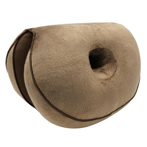 Coussin De Siège Confortable Double, Orthopédique, Antidérapant, Hémorroïdes, Mousse À Mémoire De Forme, Coccyx, Pour Chaise De Bureau, Siège De Voiture, Livraison Directe