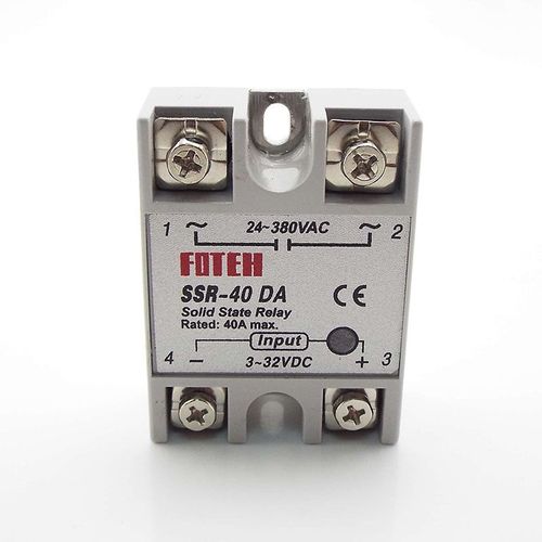 Module relais à semi-conducteurs 40A, alimentation électrique, sortie DC 4V-32V, entrée DC 24V-SSR-40DA V AC, 380