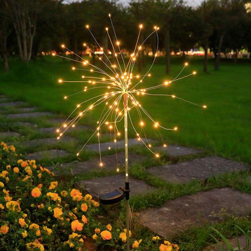r Lumières de feu d'artifice d'extérieur étanches à faire soi-même pour  jardin, pelouse, paysage, vacances.