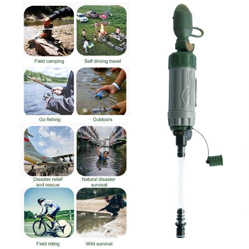 Pailles De Filtration Portables, Filtre D'eau Potable Direct Léger, Purificateur D'eau Environnemental Individuel Pour Camping Randonnée