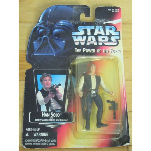Figurine "Han Solo With Heavy Assault Rifle And Blaster!" De Star Wars The Power Of The Force
