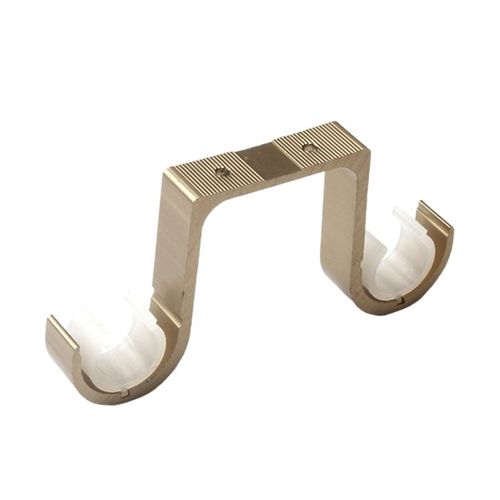 Supports de poteau pour double rideau, installation au plafond, supports d'invite, le plus récent, 2 pièces