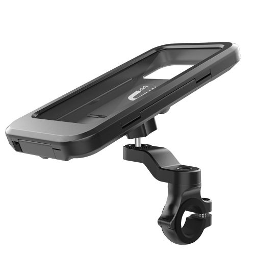 Support De Téléphone Étanche Pour Guidon De Moto, Support De Téléphone Portable Pour Vélo, Chargeur Sans Fil 15w, Banque D'alimentation 5000mah
