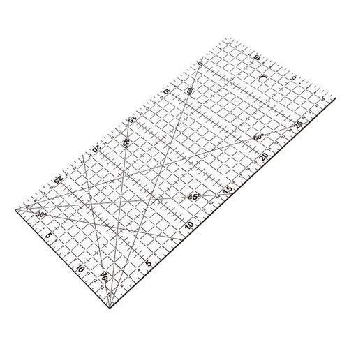 Règle Pour Patchwork Acrylique, 30x15cm, Rectangle, Coupe De Couture Transparente