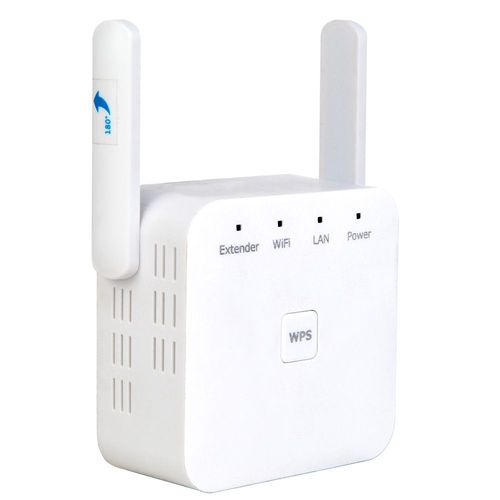 Amplificateur WiFi 2.4G, antenne externe 300Mbps, WPS, connexion à une touche, prise murale US/EU, périphérique réseau facile à installer