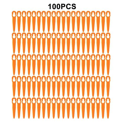 Têtes de coupe en plastique pour débroussailleuse sans fil FSA 45, accessoires pour outils électriques de jardin, pièces de rechange, 100 pièces, 40 pièces