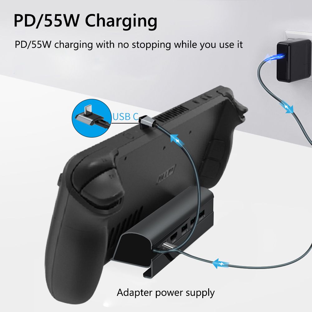 Pd60w ? Socle De Chargement Usb Pour Console De Jeu Steam De... - 4