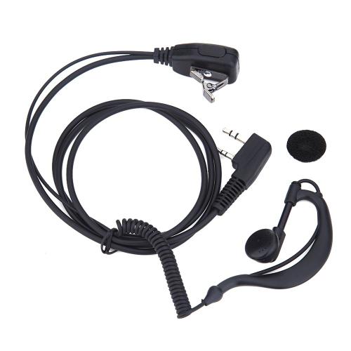 Écouteurs pour BAOFENG UV5R KENWOOD, casque, micro PTT, 2 broches