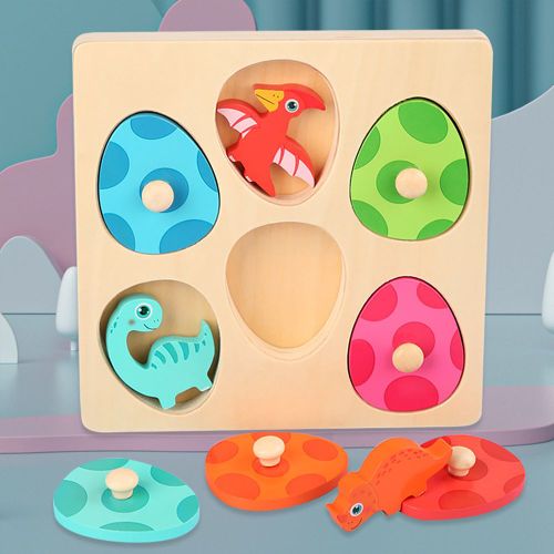 Emoufs De Dinosaure Assortis Pour Bébé, Jouets De Tri Montessori, Jeu De Dinosaure, Puzzles Pour Tout-Petits, Document Animal, Leone, Puzzle Nition, Cadeaux