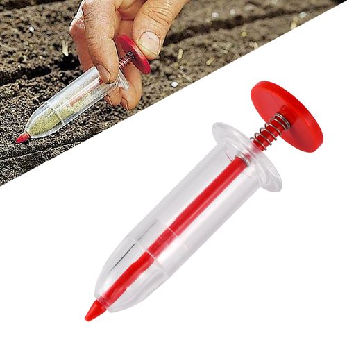 Mini Distributeur De Semis De Graines Seringues De Jardin De Précision Semis D'engrais Semoir Manuel Lit De Fleurs Outil De Jardinage