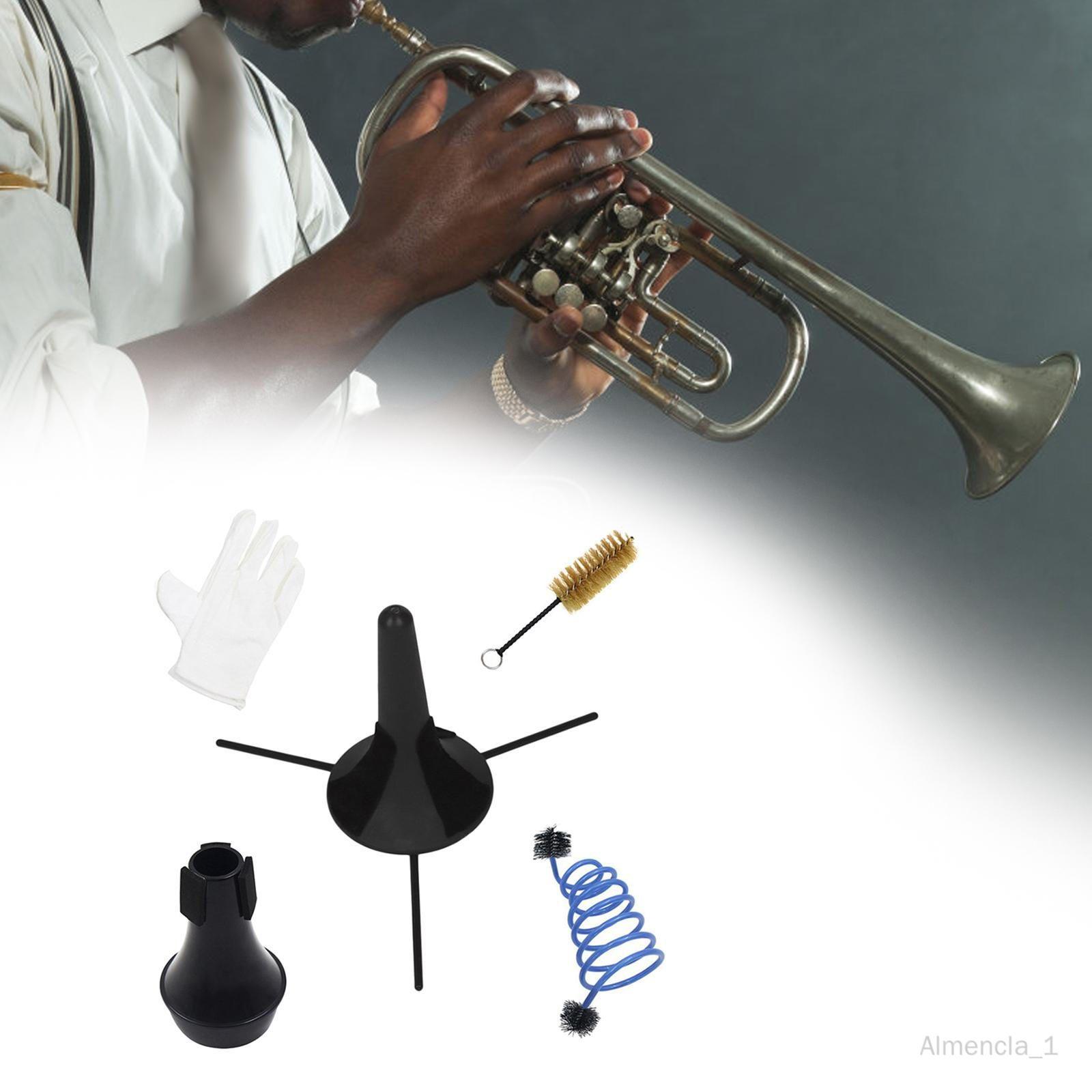 Support de Support de Trompette Portable avec Support en MéTal à 3 Pieds  pour Accessoires D'Instruments en Laiton de Trompette