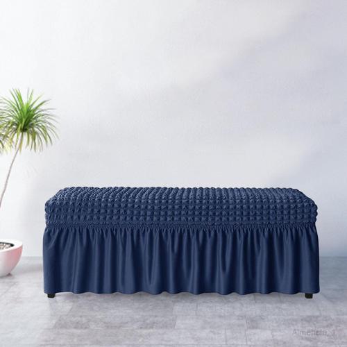 Bench Seat Slipcover Bench Seat Protector Cover For Restaurant Kitchen Bleu